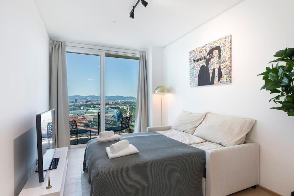Design Apartment With Amazing View Over 维也纳 外观 照片